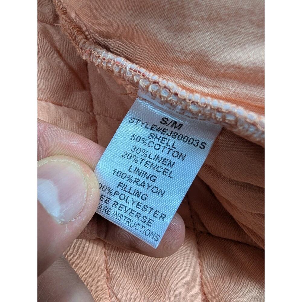 Oli & Hali Women's Patchwork Color Block Snap Jacket Pink Size Small Quilted - Picture 10 of 15